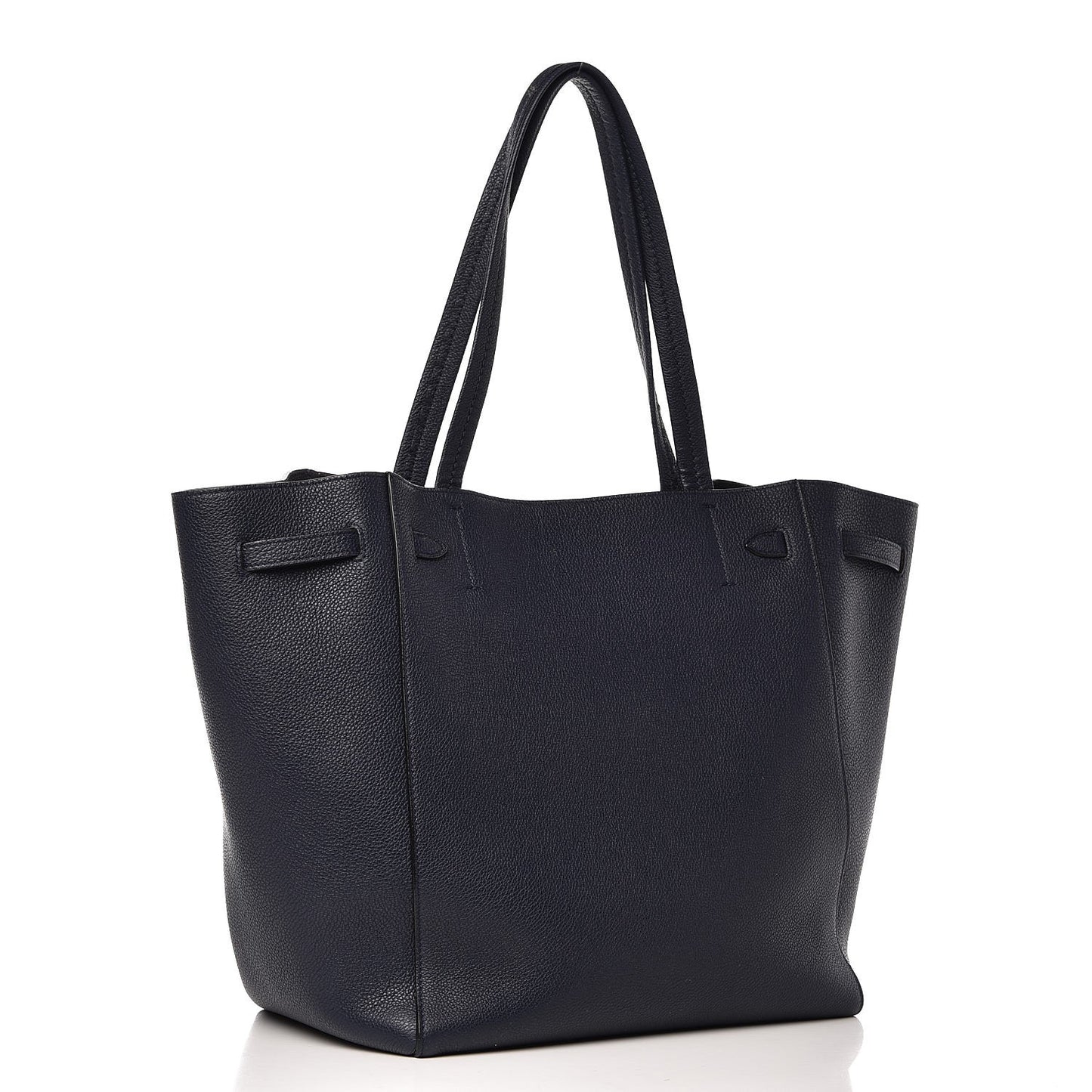 Soft Grained Calfskin Small Belt Cabas Phantom Navy