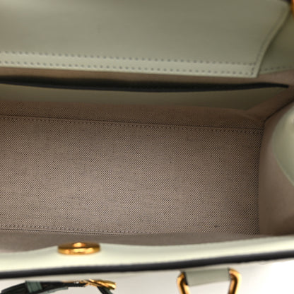 Gucci Charisma Calfskin Gucci Embossed Web Diana Tote Bag Salvy Green 5 of 11