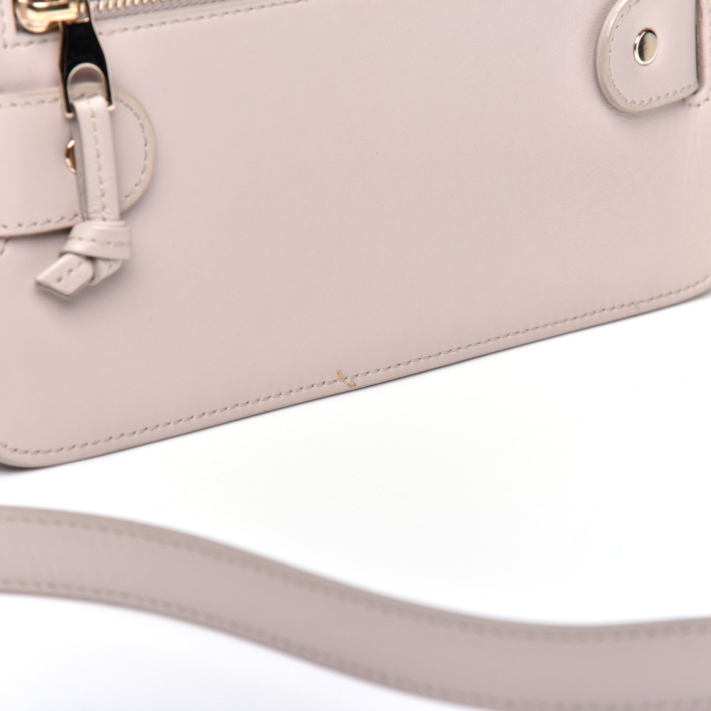 Smooth Calfskin Mini PS11 Classic Shoulder Bag Clay