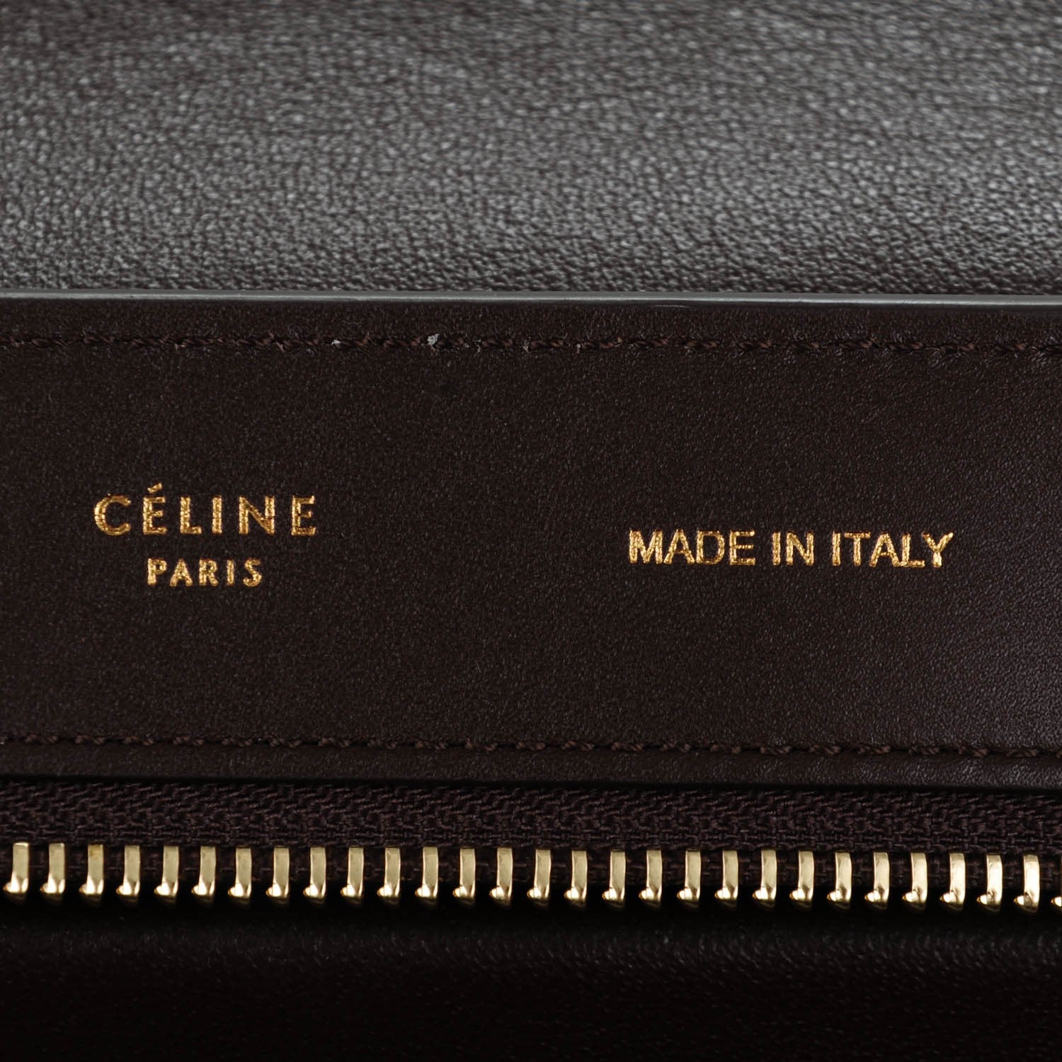 Celine Satin Baby Grained Calfskin Medium Tri-Color Trapeze Tan 6 of 7