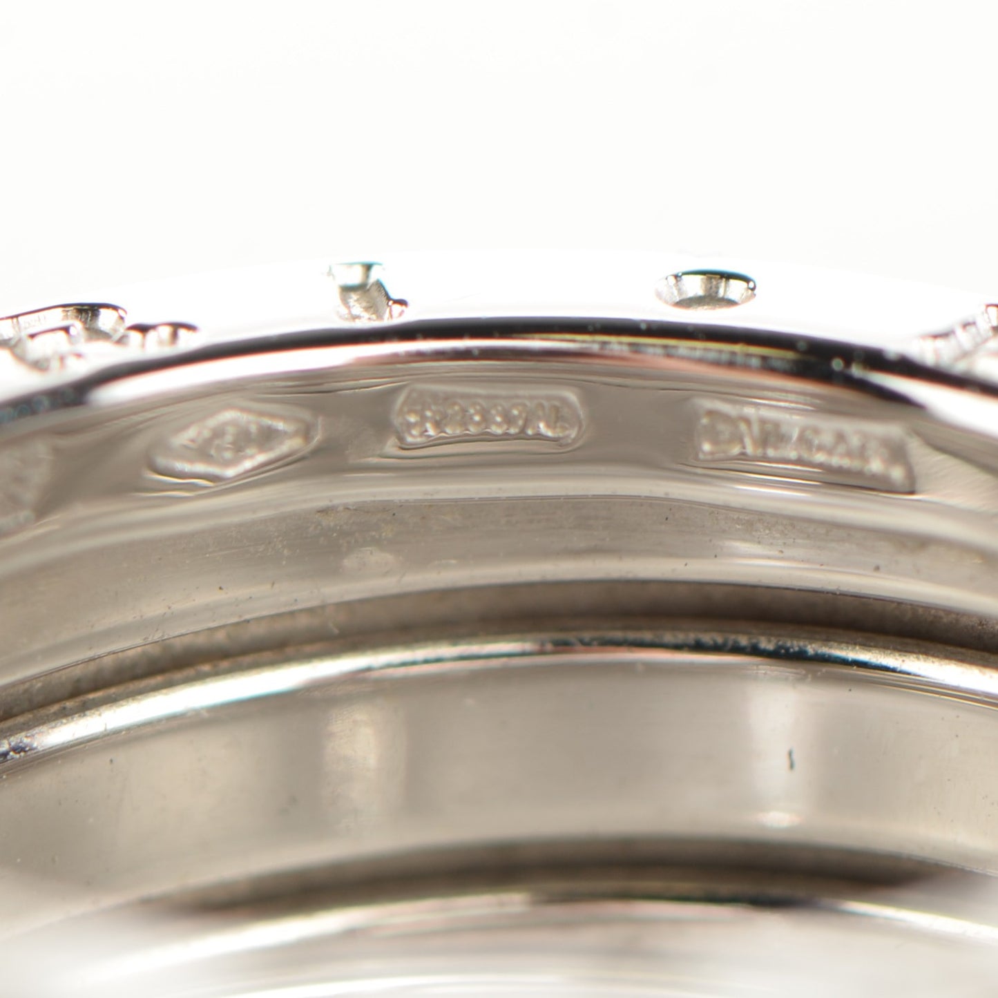 18K White Gold B.Zero1 3 Band Ring 49 4.75