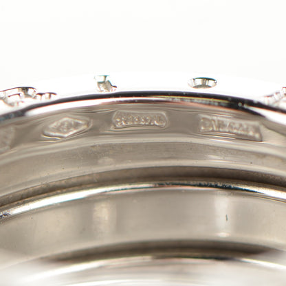 Bulgari 18K White Gold B.Zero1 3 Band Ring 49 4.75 5 of 6