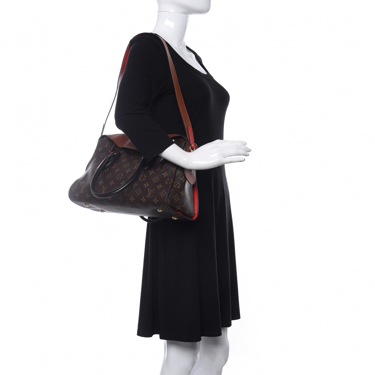 Louis Vuitton Monogram Tuileries Caramel Rouge 2 of 12