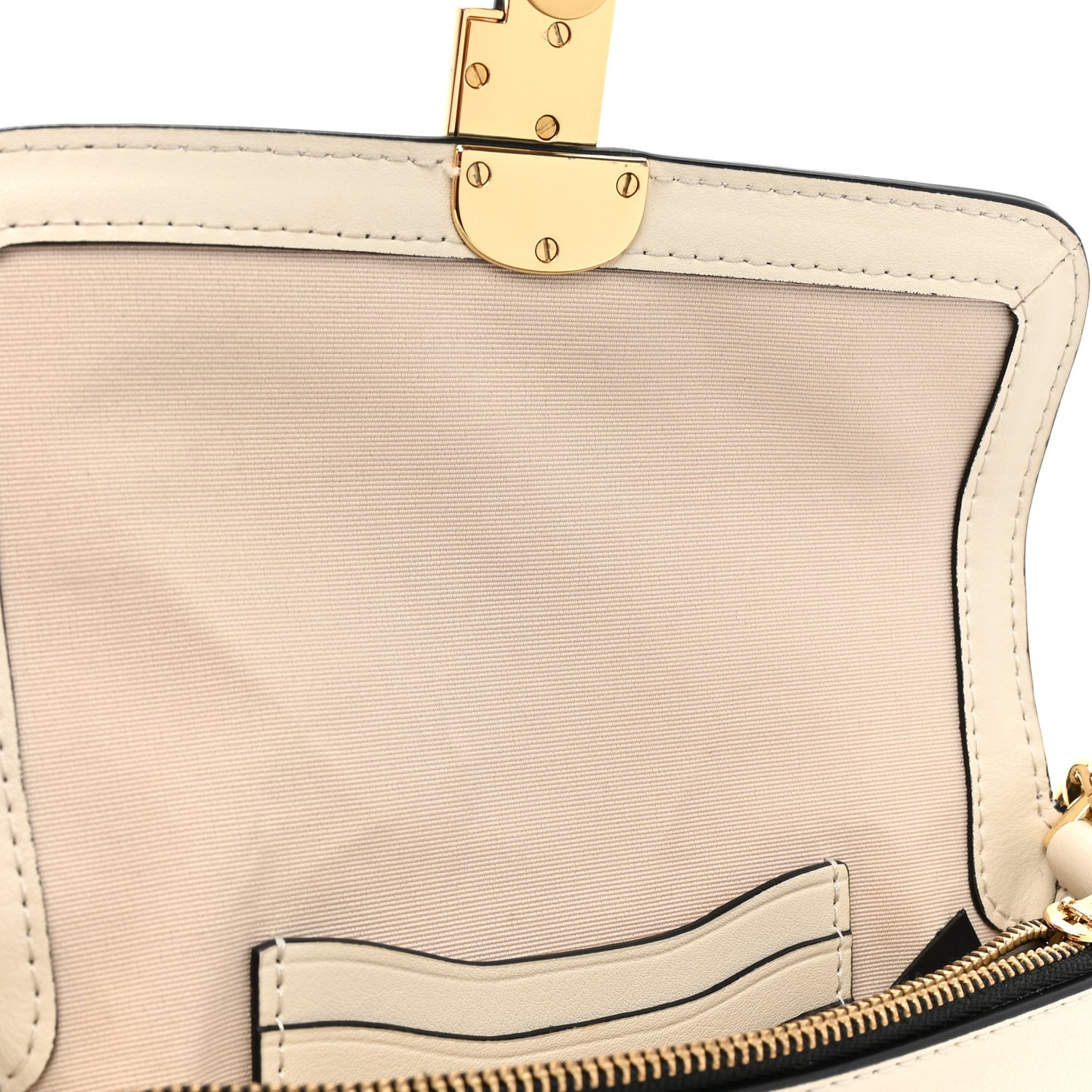 Calfskin Mini The J Marc Shoulder Bag Ivory
