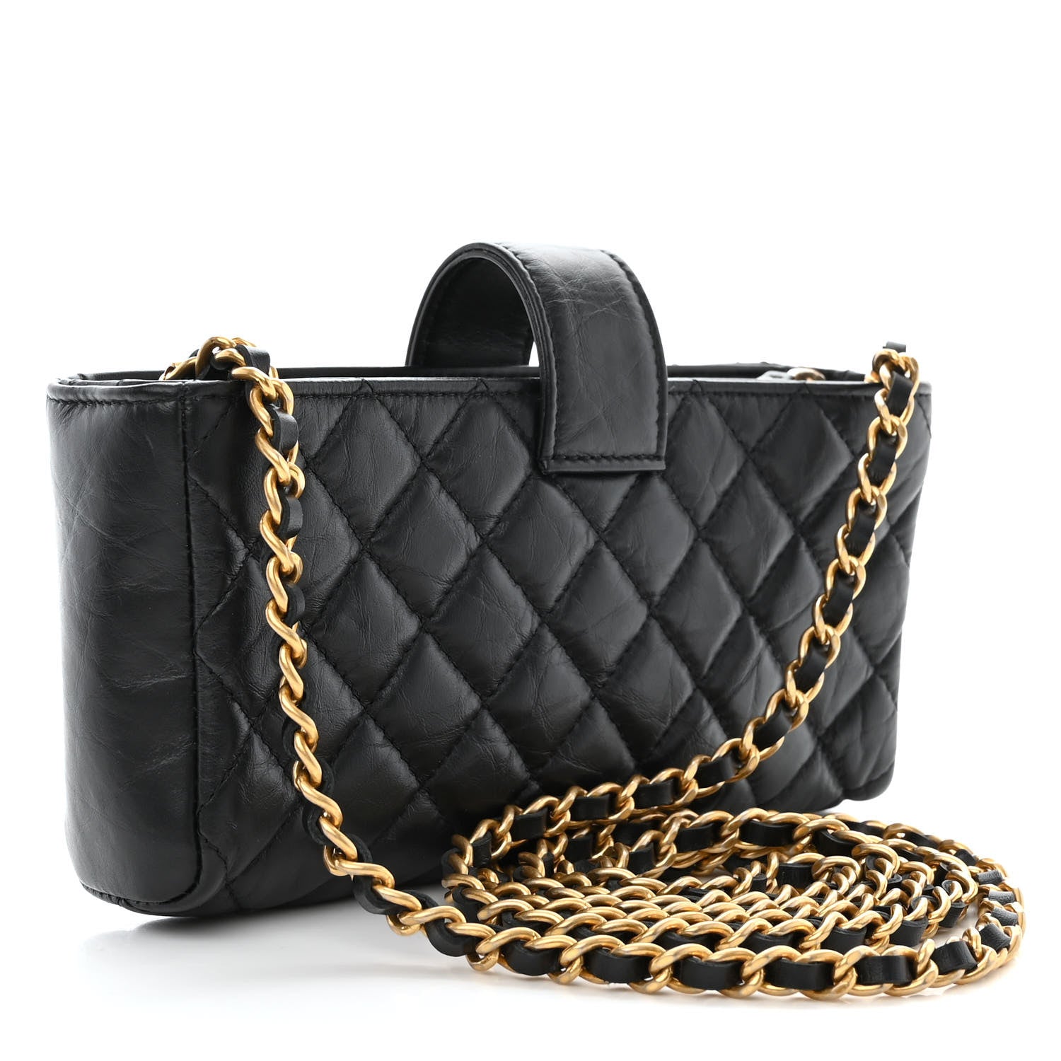 Chanel Aged Calfskin Lucky Charms 2.55 Reissue Mini Clutch With Chain Black 3 of 13