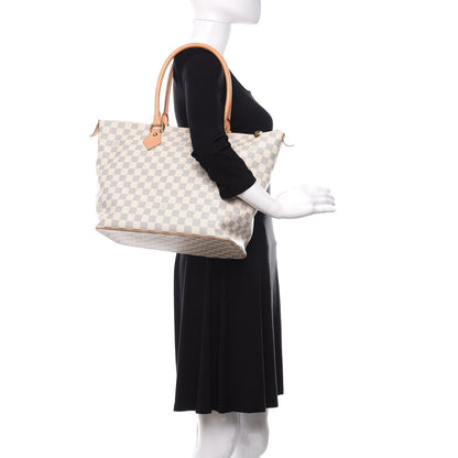 Louis Vuitton Damier Azur Saleya MM 2 of 8