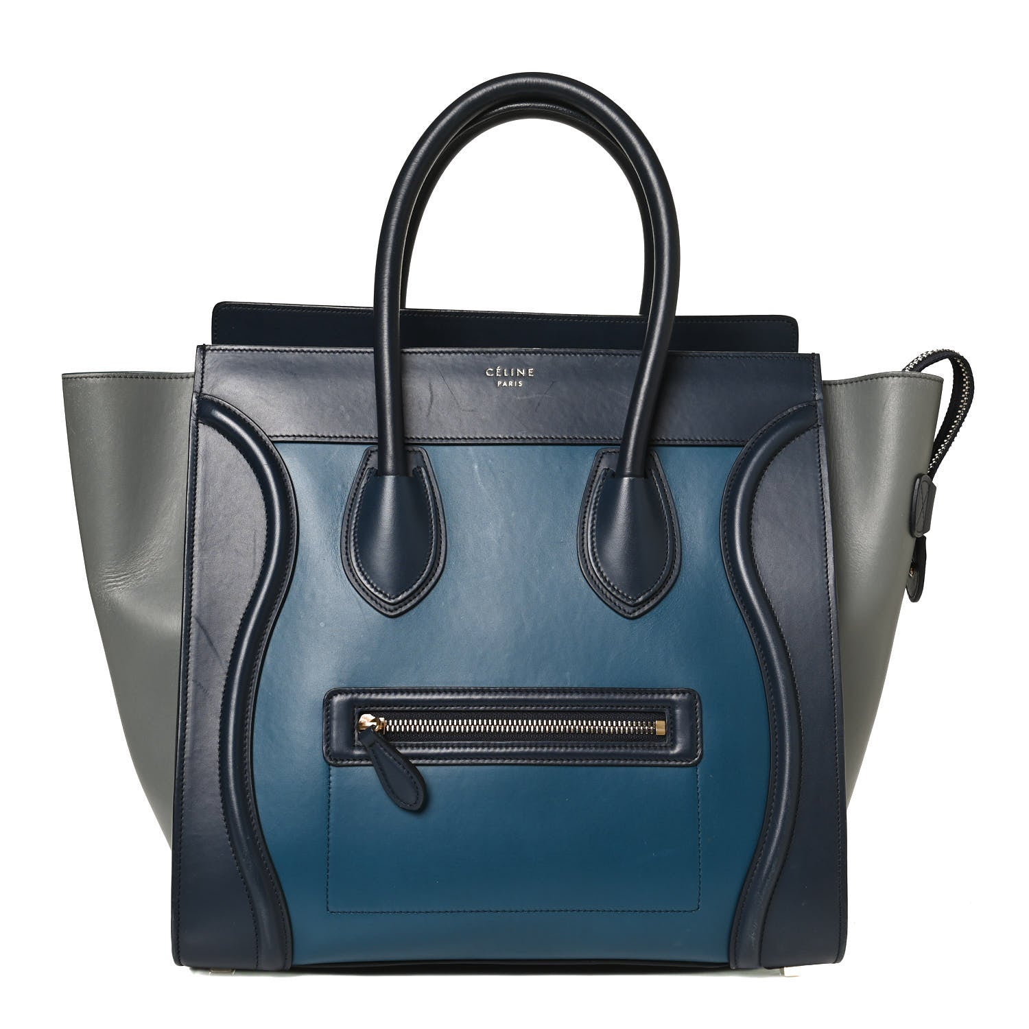Celine Smooth Calfskin Tri-Color Mini Luggage 1 of 12