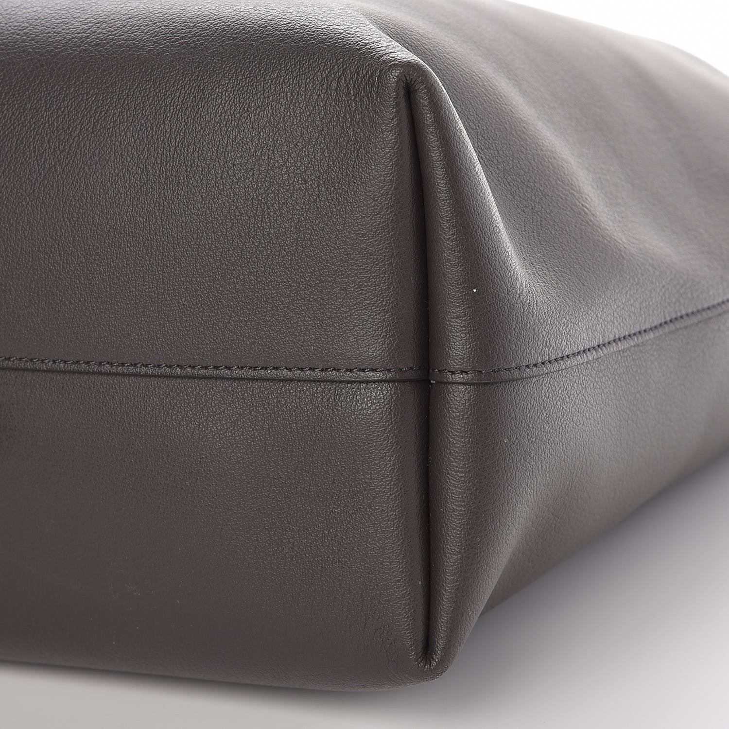 Saint Laurent Calfskin Large Shopping Tote Dark Grey 12 of 15