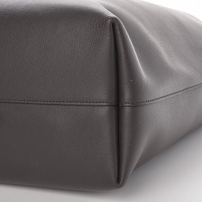 Saint Laurent Calfskin Large Shopping Tote Dark Grey 12 of 15