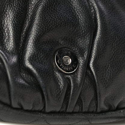 Chanel Caviar Half Moon Wallet On Chain WOC Black 16 of 23