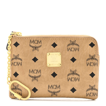 MCM Visetos Aren Card Pouch Cognac 1 of 10