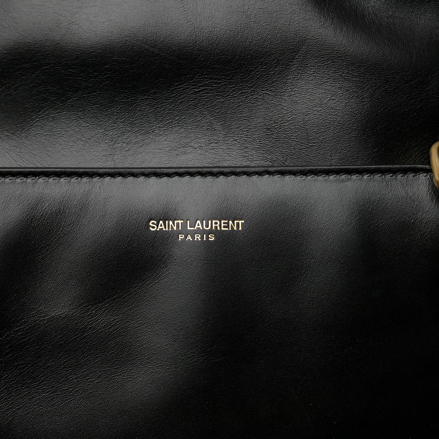 Calfskin Small Classic Duffle Briefcase Black