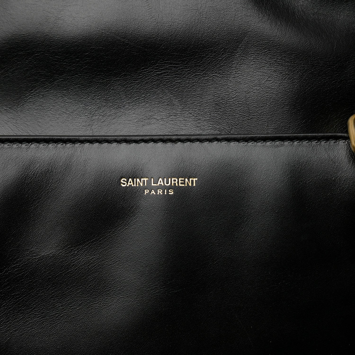 Saint Laurent Calfskin Small Classic Duffle Briefcase Black 10 of 13