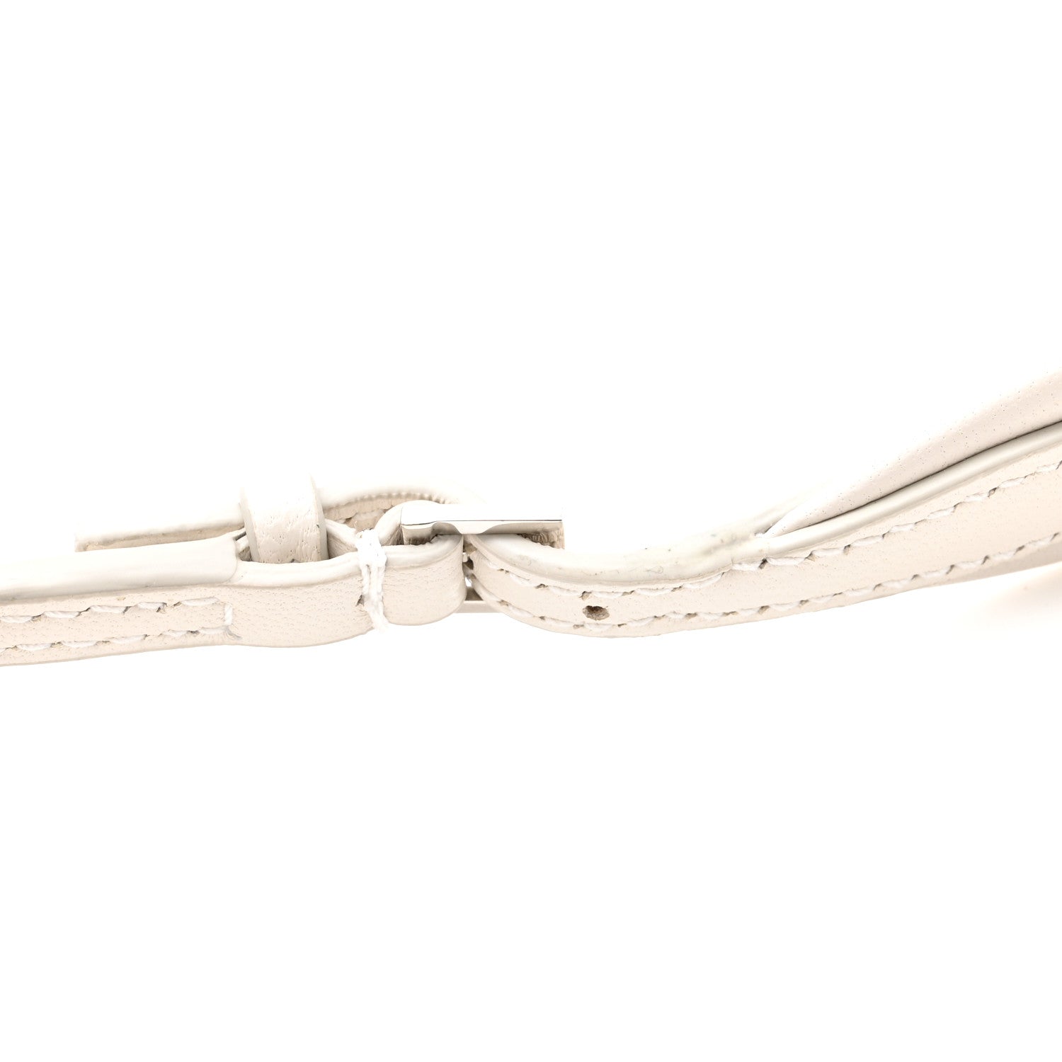 Gucci Calfskin Horsebit Slim Shoulder Bag White 11 of 13