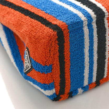 Prada Terry Cloth Small Stripe Tote 7 of 9