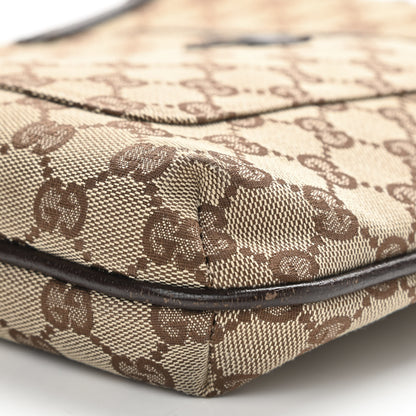Gucci Monogram Flat Messenger Bag Dark Brown 10 of 15