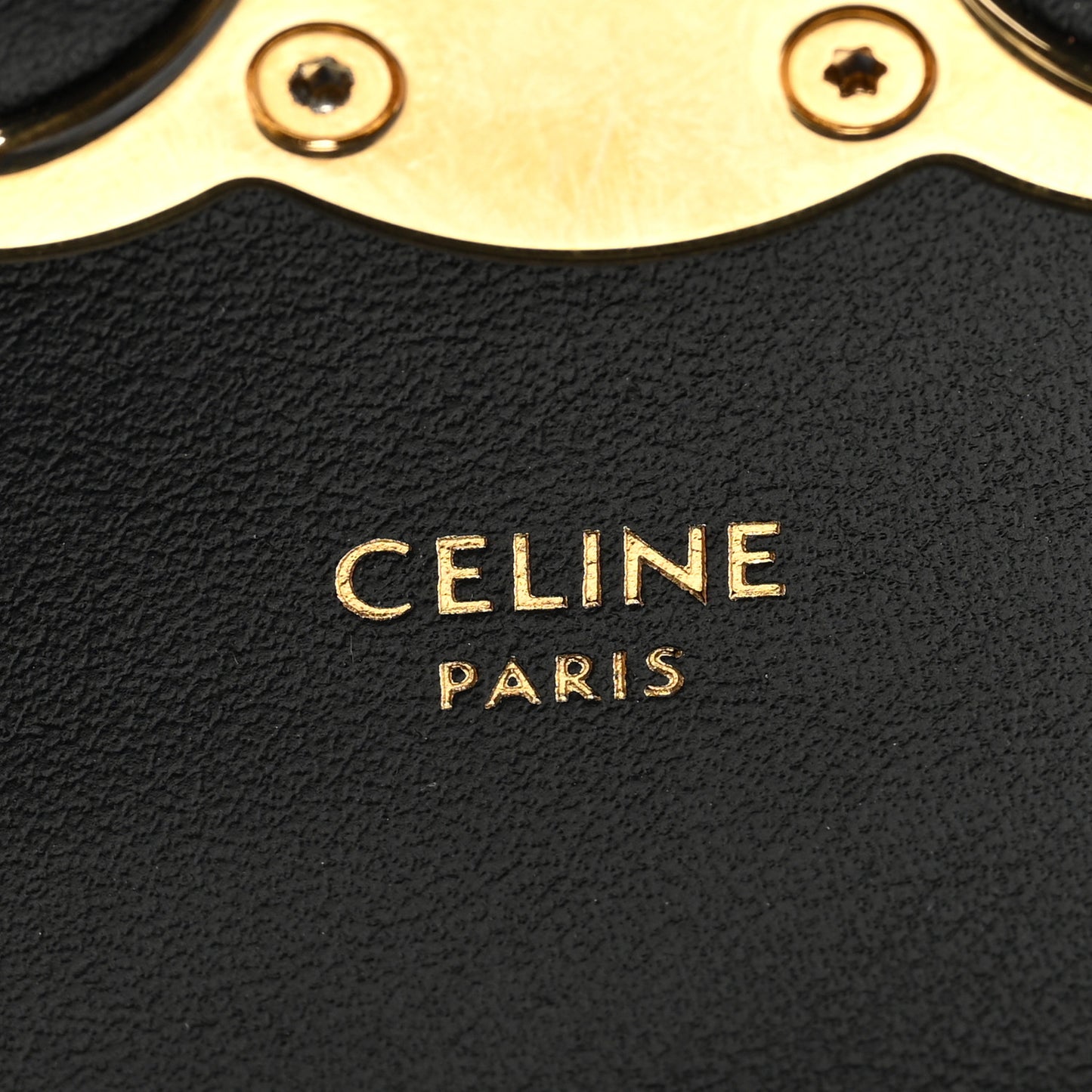 Shiny Calfskin Mini Triomphe Black