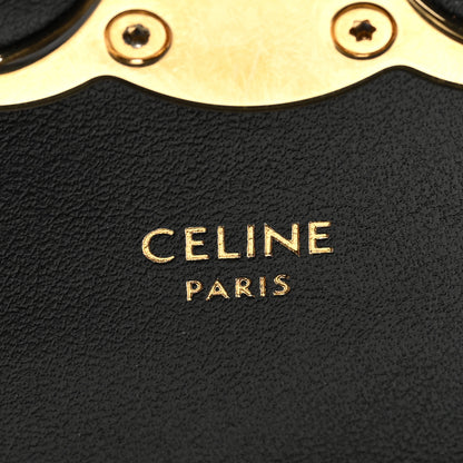 Celine Shiny Calfskin Mini Triomphe Black 6 of 9