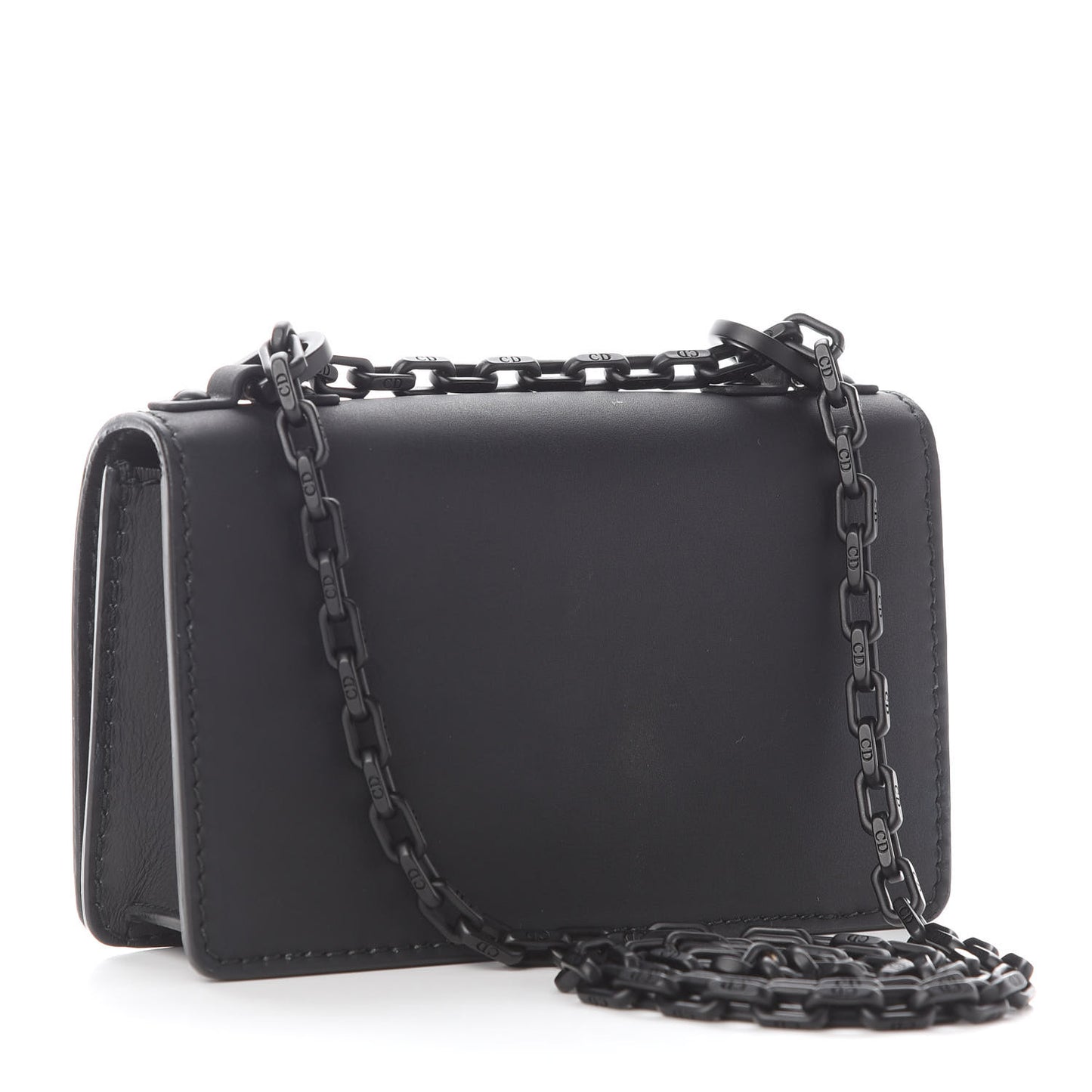 DIOR Ultra Matte Calfskin J'Adior Chain Flap Bag Black