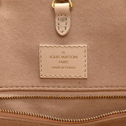 Louis Vuitton Empreinte Monogram Giant Onthego MM Creme Rose Trianon 6 of 9