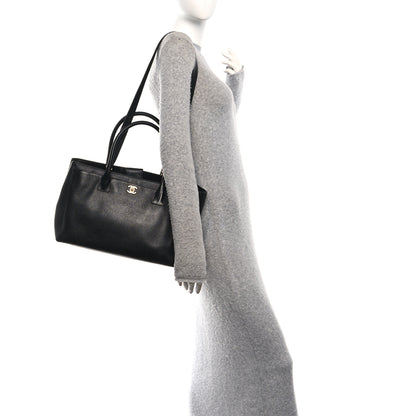 Chanel Calfskin Cerf Executive Shopper Tote Black 2 of 10