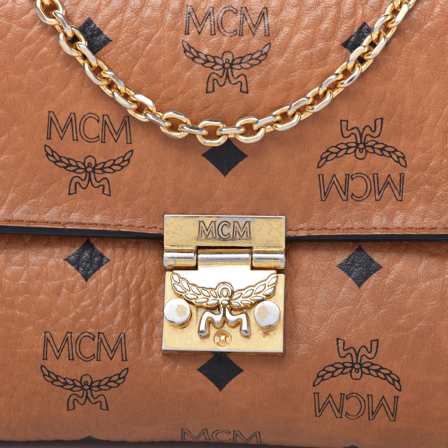 Visetos Small Millie Crossbody Bag Cognac