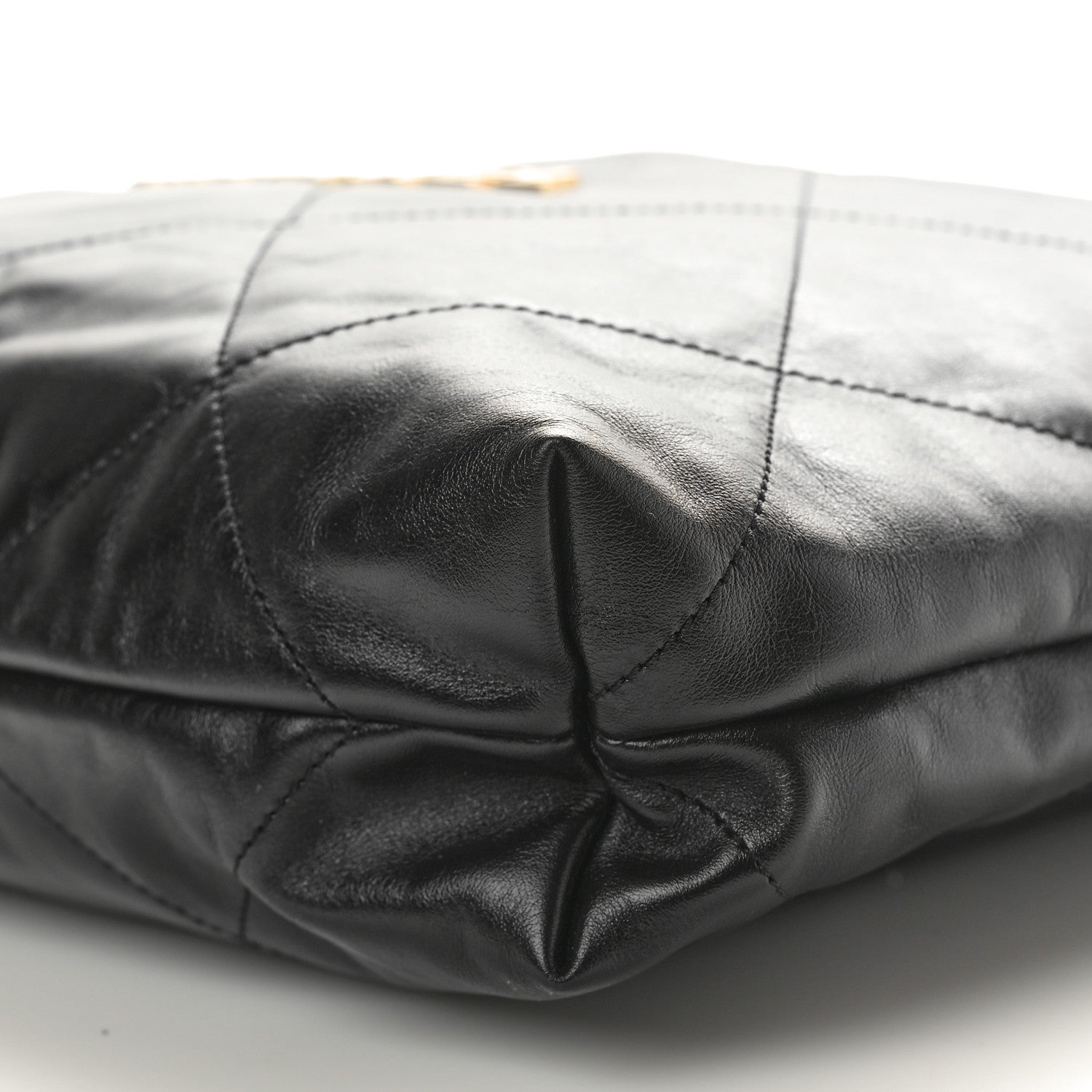 Chanel Shiny Calfskin Quilted Chanel 22 Black 11 of 11