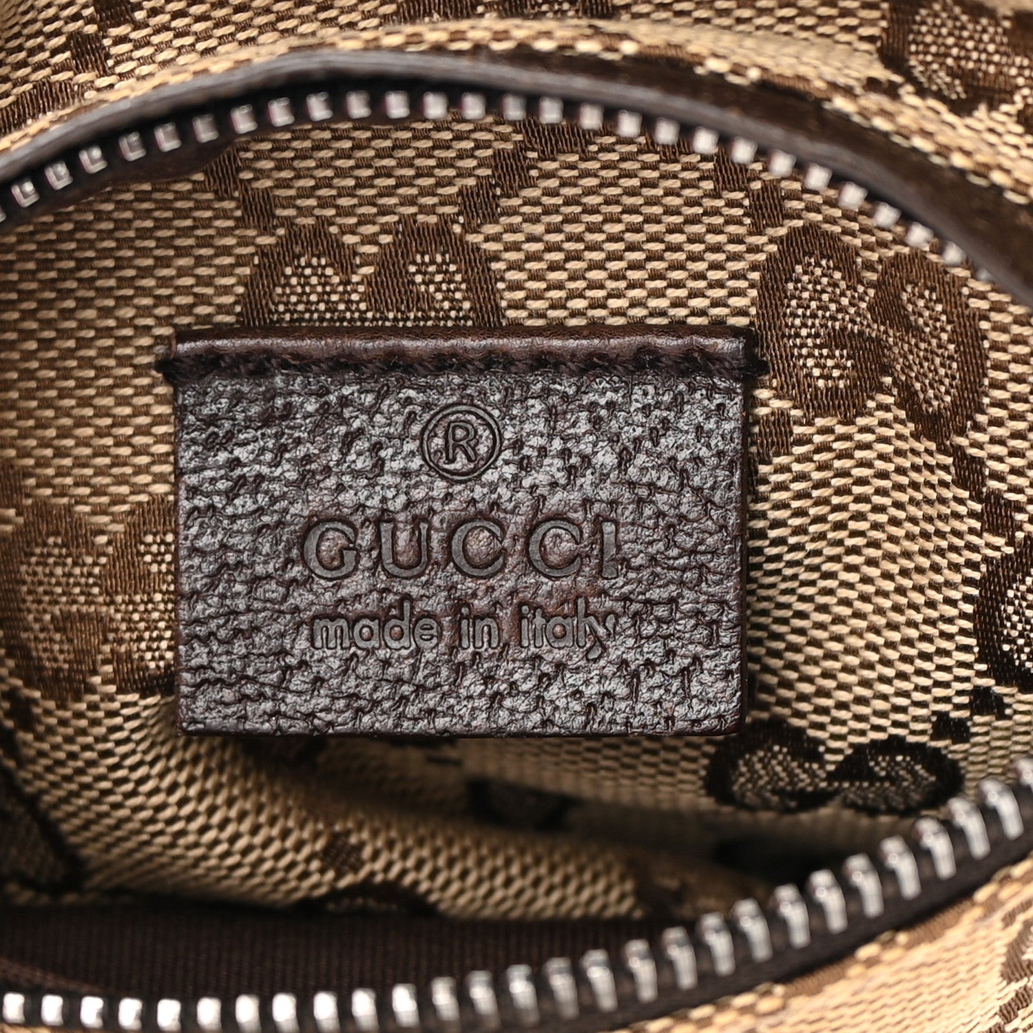 Gucci Monogram Web Belt Bag Dark Brown 8 of 17