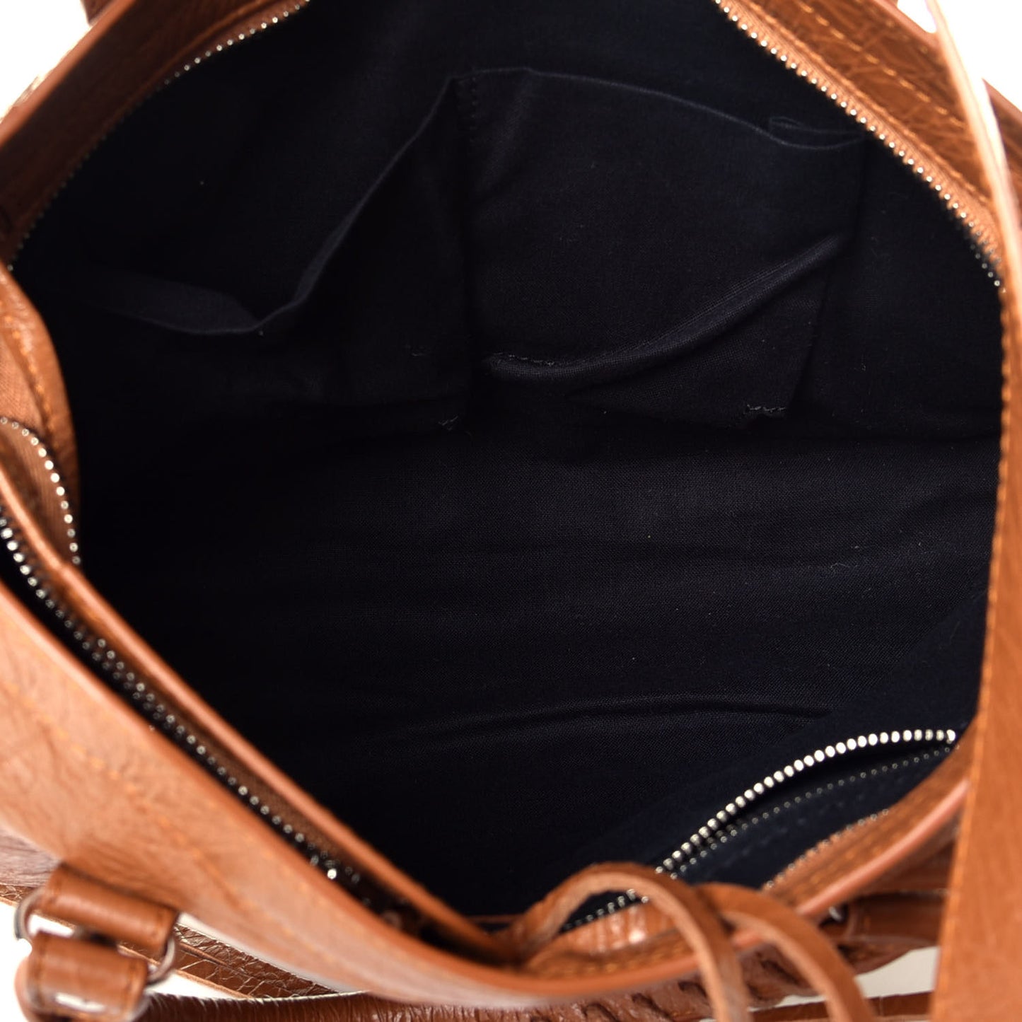 Agneau Classic Silver Hardware S City Camel