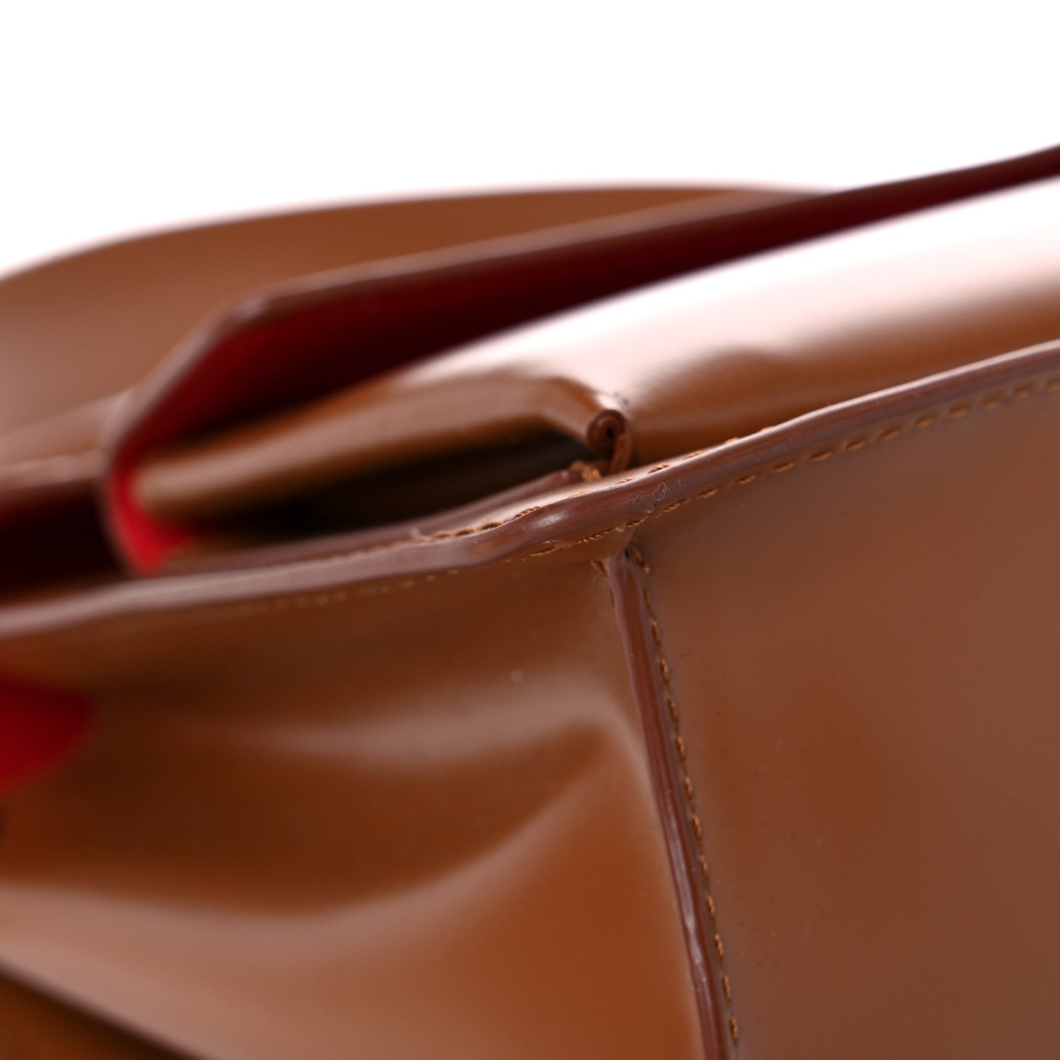 Marc Jacobs Shiny Calfskin Uptown Shoulder Bag Tan 8 of 16