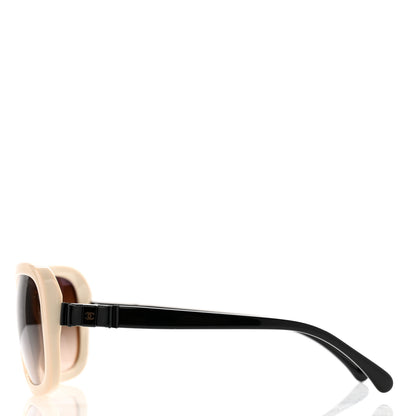 Chanel Acetate CC Bow Sunglasses 5280-Q Beige Black 3 of 8