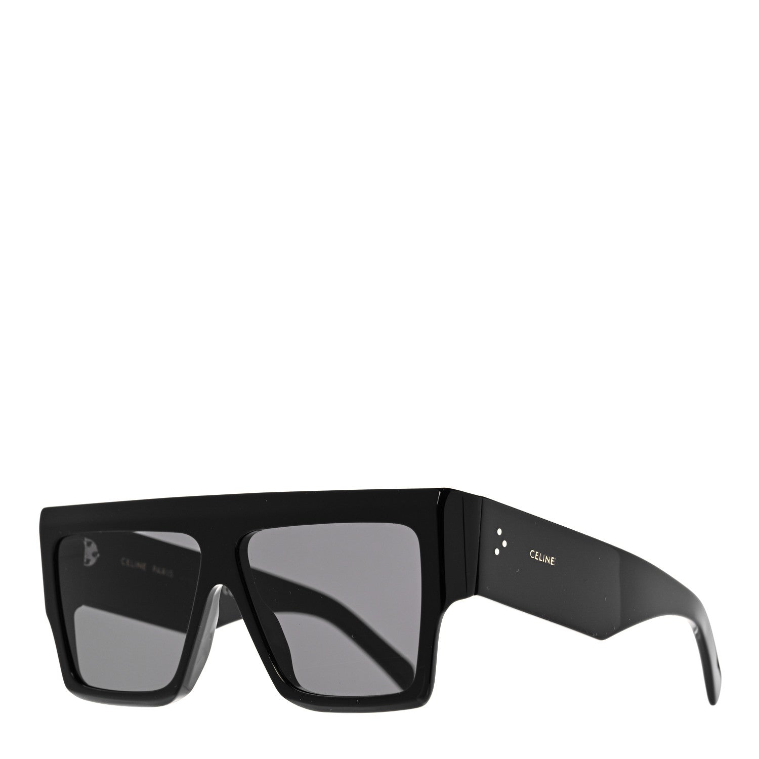 Celine Rectangular Sunglasses CL400921 Black 1 of 7