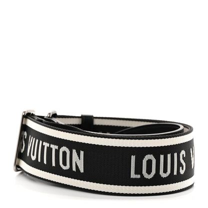 Louis Vuitton Nylon Jacquard Sporty Bandouliere Shoulder Strap Black 2 of 5