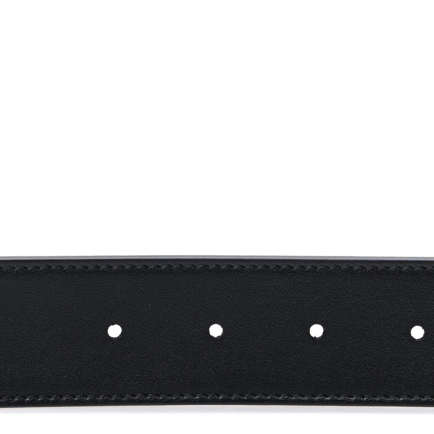 GG Supreme Monogram Plutone Calfskin Palladium Double G Reversible 37mm Belt 85 34 Beige Ebony Black