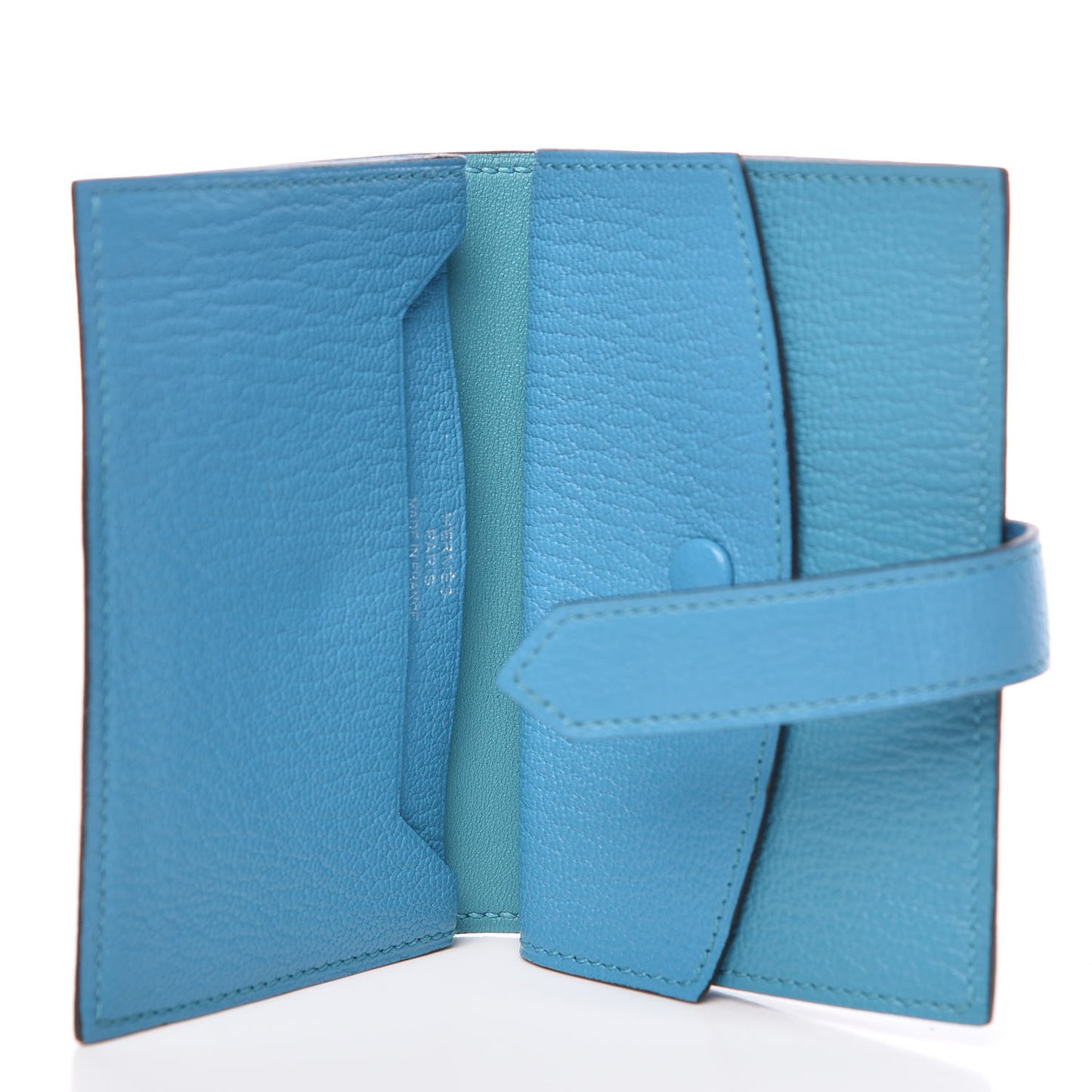 Chevre Mysore Mini Bearn Wallet Bleu Azteque