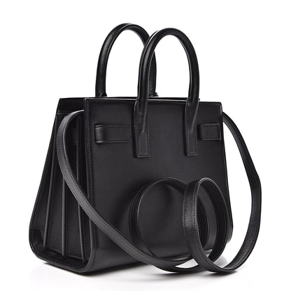 Saint Laurent Calfskin Nano Sac de Jour Black 2 of 11