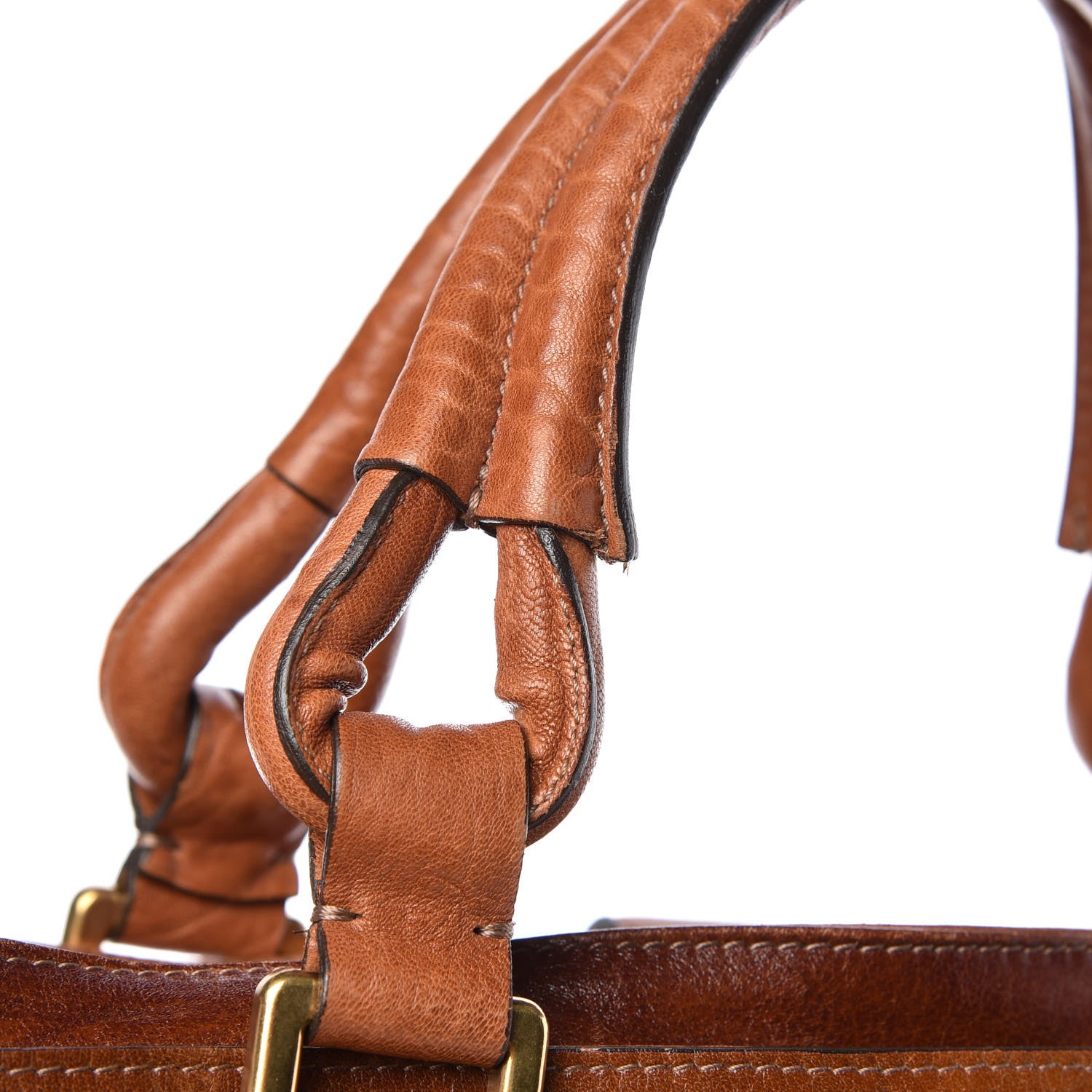 Chloe Goatskin Elvire Tote Brown 12 of 15