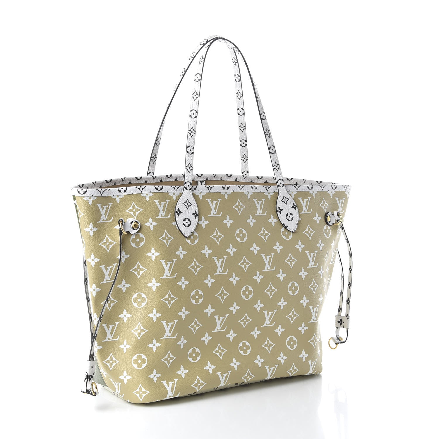 Louis Vuitton Monogram Giant Neverfull MM Kaki 3 of 10