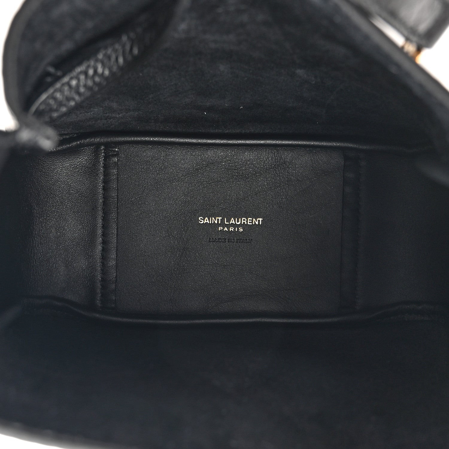 Saint Laurent Smooth Calfskin Baby Le 5 A 7 Soft Hobo Black 6 of 11