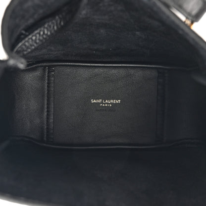 Saint Laurent Smooth Calfskin Baby Le 5 A 7 Soft Hobo Black 6 of 11