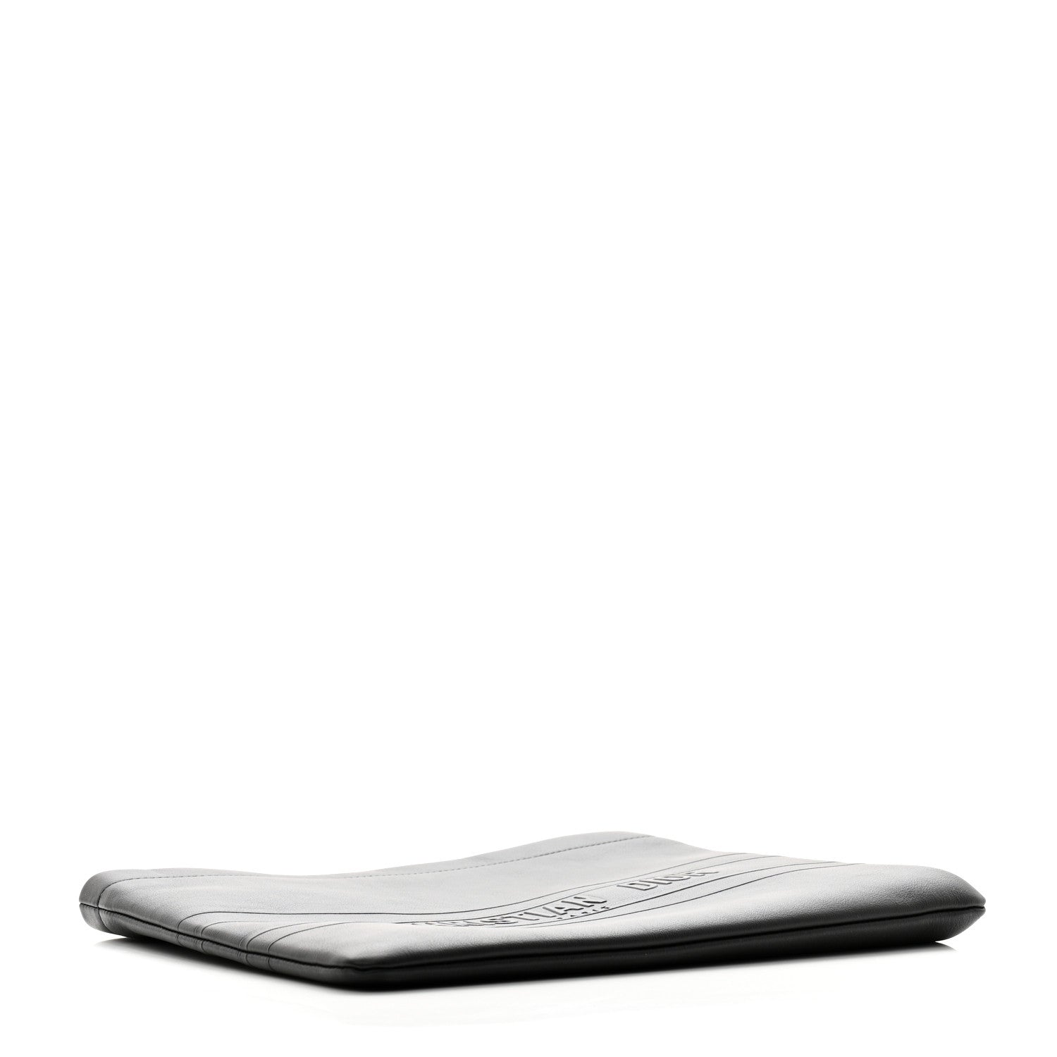 Christian Dior Calfskin Medium Diordouble Zip Pouch Black 4 of 8