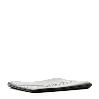 Christian Dior Calfskin Medium Diordouble Zip Pouch Black 4 of 8