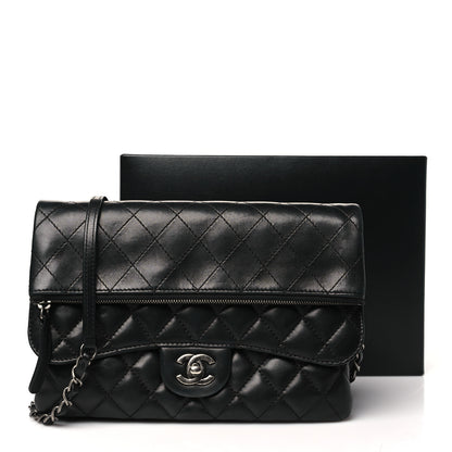 Chanel Lambskin Quilted Mini Multi Flap Bag Black 12 of 12