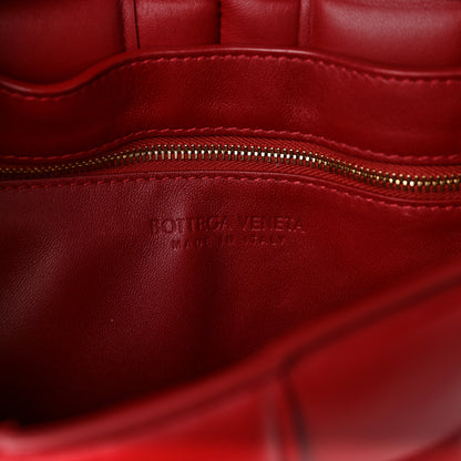 Bottega Veneta Nappa Maxi Intreccio Padded Cassette Crossbody Bag Dark Red 5 of 7