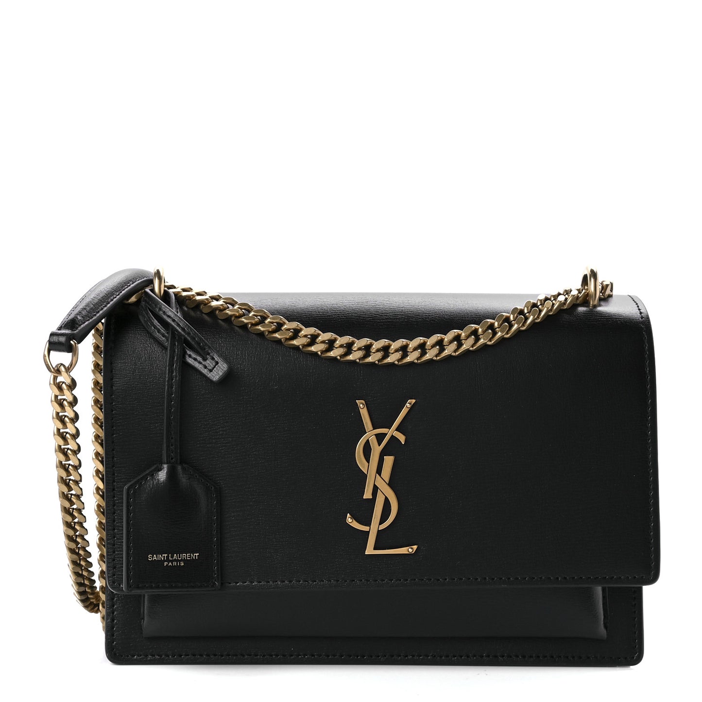 Calfskin Medium Monogram Sunset Black