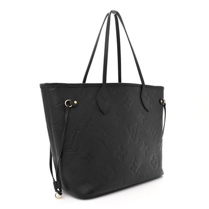 Louis Vuitton Empreinte Monogram Giant Neverfull MM Black 3 of 11