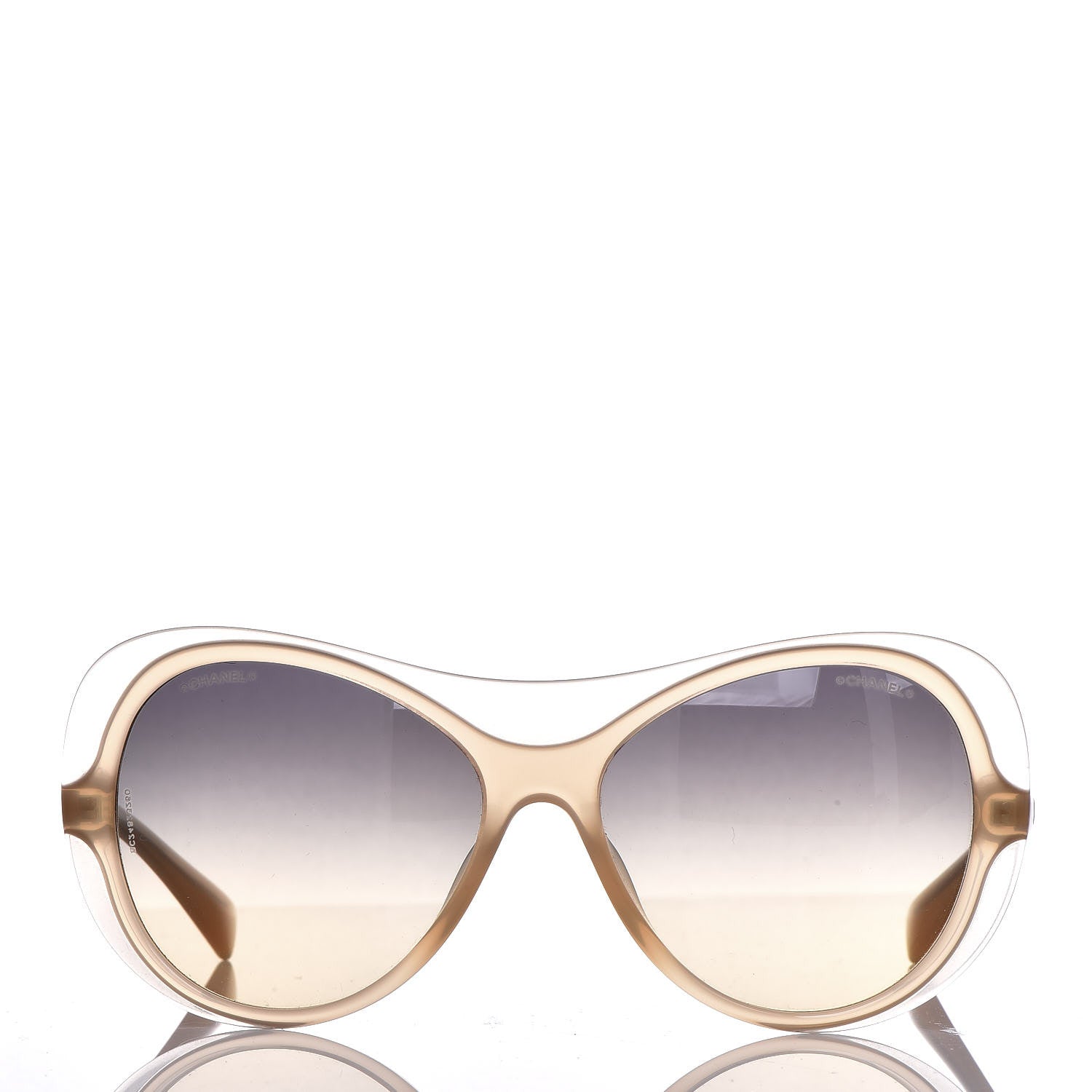 Chanel Oval Sunglasses 5389-A Light Brown 2 of 7