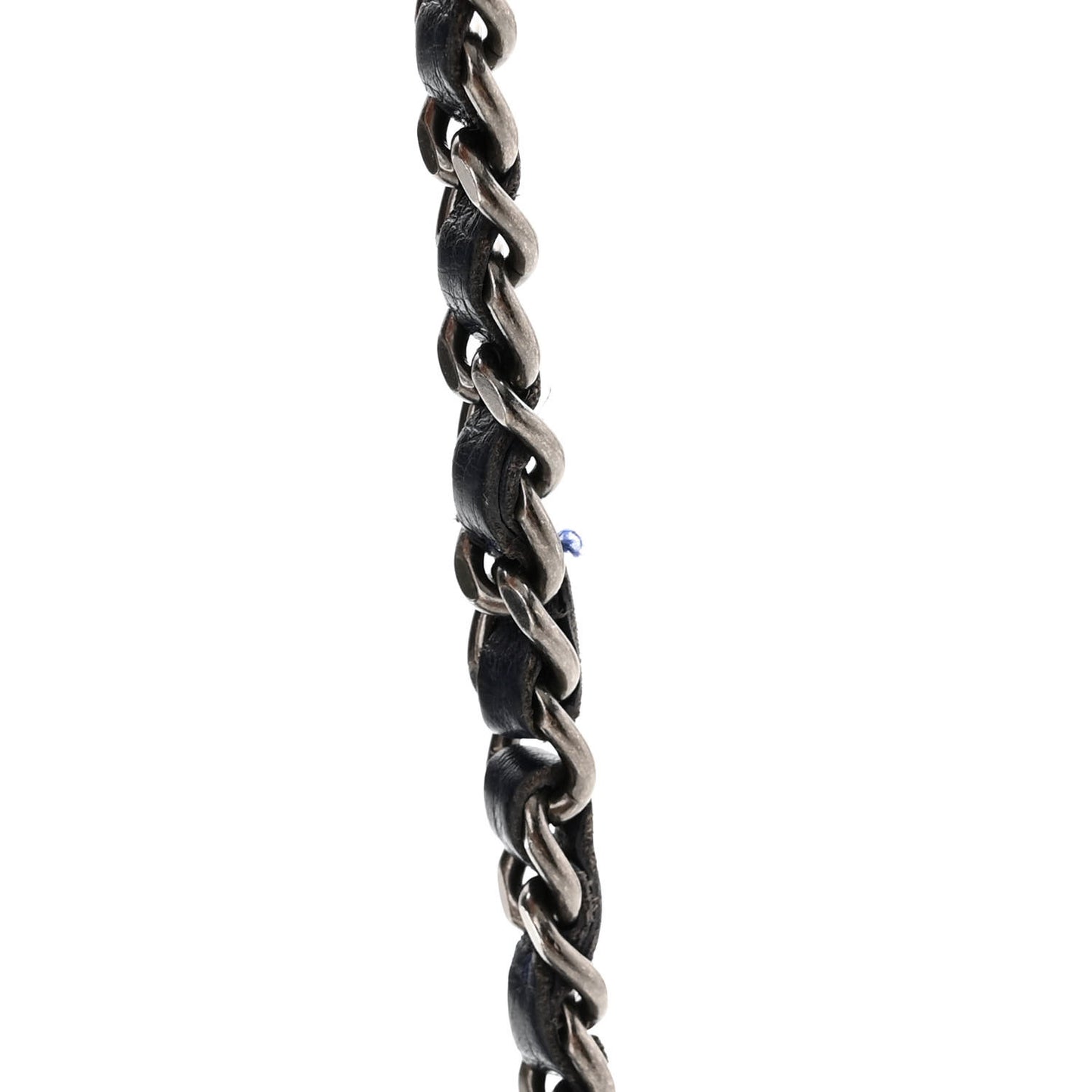 Caviar Quilted Boy Wallet On Chain WOC Navy