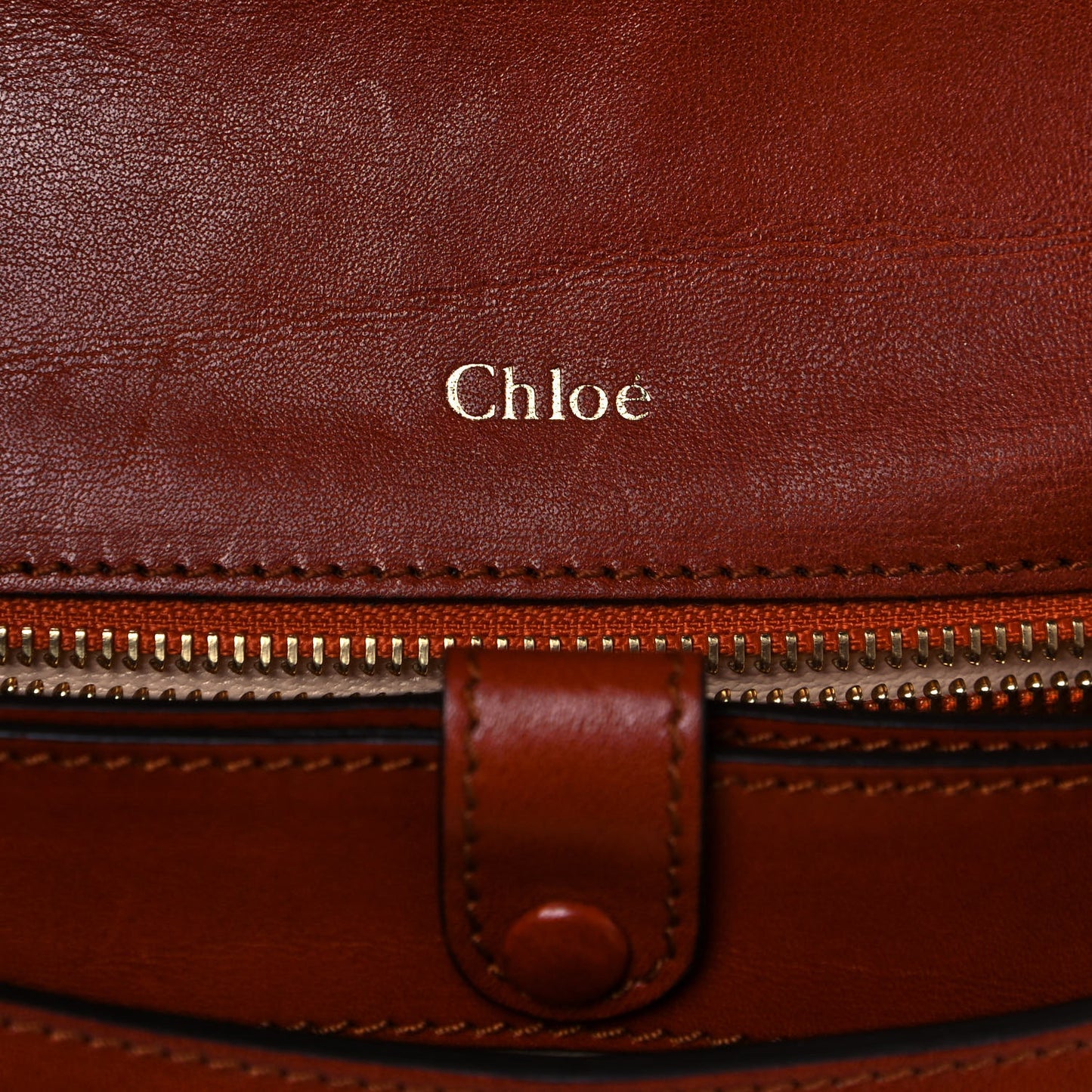 Calfskin Louise Shoulder Bag Brown