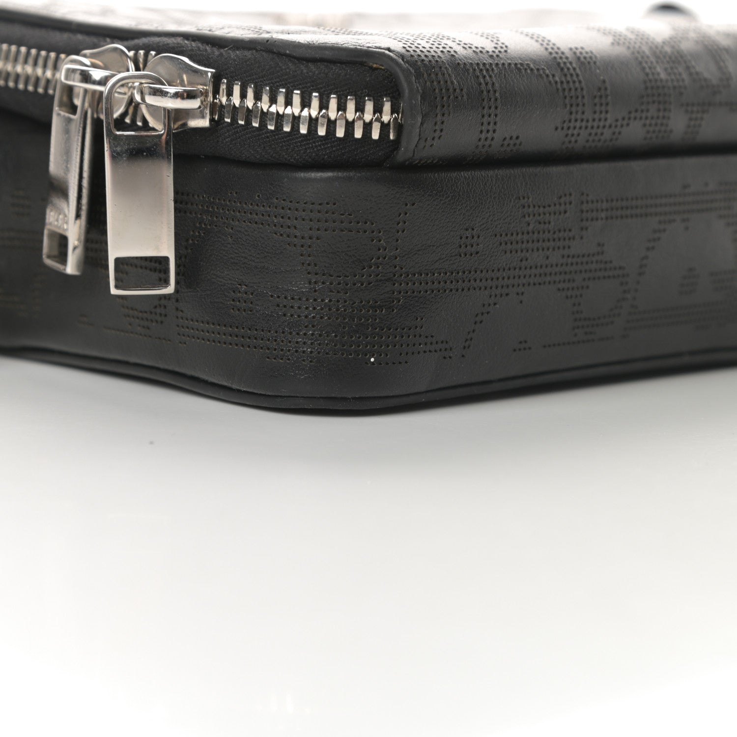 Christian Dior Calfskin Oblique Galaxy Perforated Messenger Black Multicolor 11 of 11